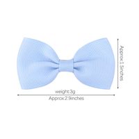 Fashion Cute Children's Hair Accessories Ribbed Belt Printing Hairpin main image 3