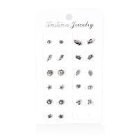 Fashion Alloy New Set Combination 11 Pairs Summer Pine Cone Earrings Wholesale main image 4