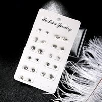 Fashion Alloy New Set Combination 11 Pairs Summer Pine Cone Earrings Wholesale main image 6