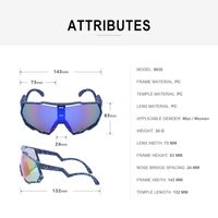 Colorful Bicycle Men's One-piece Lenses Sports Sunglasses Men's Shades main image 4