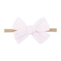 New Children's Hair Accessories 20 Colors Simple Bow Hairband sku image 6
