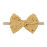 New Children's Hair Accessories 20 Colors Simple Bow Hairband sku image 8