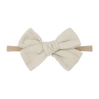 New Children's Hair Accessories 20 Colors Simple Bow Hairband sku image 1