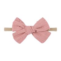 New Children's Hair Accessories 20 Colors Simple Bow Hairband sku image 4