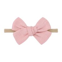 New Children's Hair Accessories 20 Colors Simple Bow Hairband sku image 10