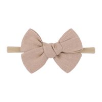 New Children's Hair Accessories 20 Colors Simple Bow Hairband sku image 11