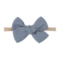New Children's Hair Accessories 20 Colors Simple Bow Hairband sku image 13