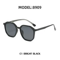 Retro Ferrule Polarized Ladies Fashion Square Sunglasses Men Wholesale sku image 6