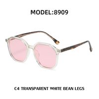 Retro Ferrule Polarized Ladies Fashion Square Sunglasses Men Wholesale sku image 10