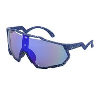 Colorful Bicycle Men's One-piece Lenses Sports Sunglasses Men's Shades sku image 12