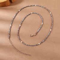 Retro Creative Pearl Metal Beaded Stitching Chain Waist Chain sku image 1