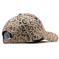 Modische Bronzing-leoparden-print-hirschleder-fleece-baseballmütze main image 5