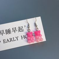 Cute And Interesting Two-color Gummy Bear Earrings Female sku image 3
