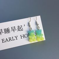 Cute And Interesting Two-color Gummy Bear Earrings Female sku image 4