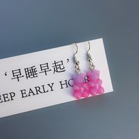 Cute And Interesting Two-color Gummy Bear Earrings Female sku image 3