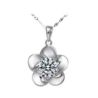 Glam Flower Artificial Gemstones Copper Wholesale Rings Earrings Necklace sku image 3