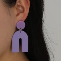 Einfacher Stil Geometrisch Keine Intarsien Ohrringe sku image 4