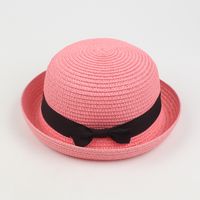 Nouveau Chapeau De Paille À Nœud Dôme Mignon De Curling Pour Femmes sku image 7