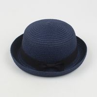 Nouveau Chapeau De Paille À Nœud Dôme Mignon De Curling Pour Femmes sku image 13