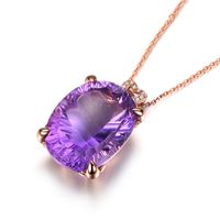 Simple Style Oval Water Droplets Copper Plating Artificial Gemstones Rings Earrings Necklace main image 6