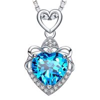 Elegant Heart Copper Plating Pendant Necklace main image 2
