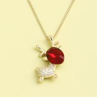 Light Luxury Simple Sika Deer 925 Sterling Silver Necklace main image 6