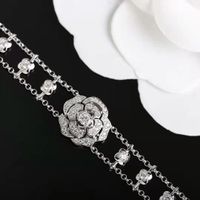 New Camellia Short Collarbone Chain Chinese Style Necklace main image 4