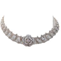New Camellia Short Collarbone Chain Chinese Style Necklace main image 6