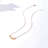 2022 Fashion Copper 18k Gold-plated Butterfly-shaped Necklace main image 3