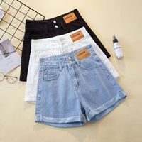 2022 Summer New High Waist Slim Loose Denim Shorts main image 2