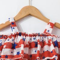 Girls Summer New Suspender Skirt Star Print Fluffy Princess Dress main image 3