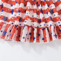 Girls Summer New Suspender Skirt Star Print Fluffy Princess Dress main image 4