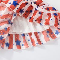 Girls Summer New Suspender Skirt Star Print Fluffy Princess Dress main image 5