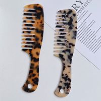 Cute Multicolor Leopard Anti-static Long Comb main image 4