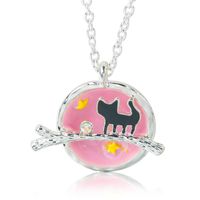 Fashion Japanese Cosmic Gem Kitten Long Alloy Necklace Wholesale main image 2