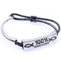 Fashion Leather Strap Alloy Accessories Jewelry Bracelet main image 1