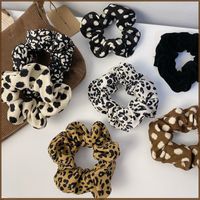 Autumn And Winter New Milk Tea Color Hair Rope Leather Accessories main image 3