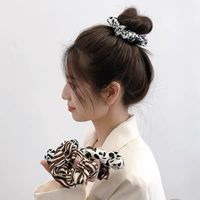 Autumn And Winter New Milk Tea Color Hair Rope Leather Accessories main image 4