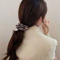 Autumn And Winter New Milk Tea Color Hair Rope Leather Accessories main image 5