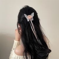 Flower Butterfly Clip Sweet Head Hair Catch Streamer Hair Accessories New main image 1