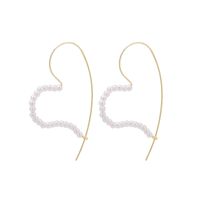 Fashion Heart-shaped Pearl Simple Cute Earrings main image 6