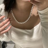 Pearl Necklace Female Summer Fashion Retro Necklace Wholesale main image 4