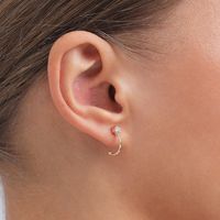 Modeschmuck Einfache Glaslegierung Ohrringe Mädchen main image 3