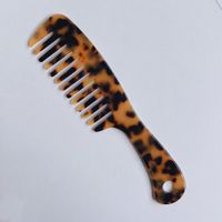 Cute Multicolor Leopard Anti-static Long Comb sku image 1