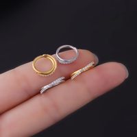 Nose Rings & Studs Fashion Geometric 316 Stainless Steel  Plating main image 4