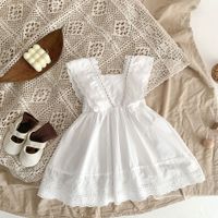New Summer Girls Baby Princess One-piece White Lace Dress main image 2