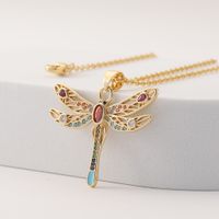 Ethnic Style Insect Copper Necklace In Bulk main image 5