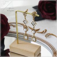 New Wood Base Jewelry Rack Counter Desktop Earrings Display Rack Earrings Shooting Props Jewelry Storage Rack main image 5