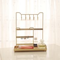 New Desktop Jewelry Display Stand Home Earring Storage Rack Hanging Necklace Shelf Cosmetics Shelf main image 1