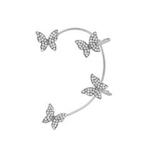 Fashion Diamond-studded Butterfly Ear Bone Clip Single main image 6